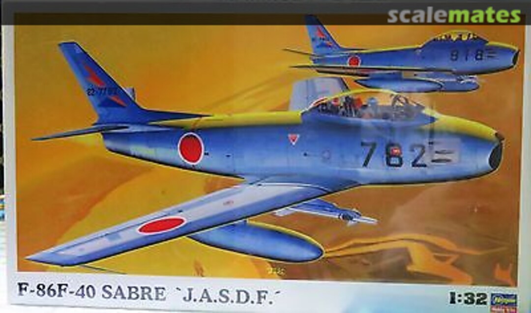 Boxart F-86F-40 Sabre 'J.A.S.D.F.' ST10-3200 Hasegawa Boxart F-86F-40 Sabre 'J.A.S.D.F.' ST10-3200 Hasegawa