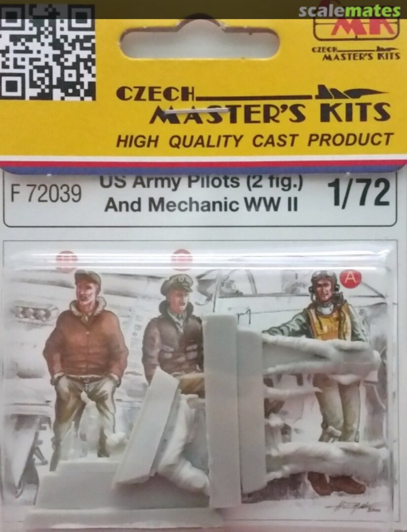 Boxart US Army Pilots (2 fig.) And Mechanic WW2 F72039 CMK Boxart US Army Pilots (2 fig.) And Mechanic WW2 F72039 CMK