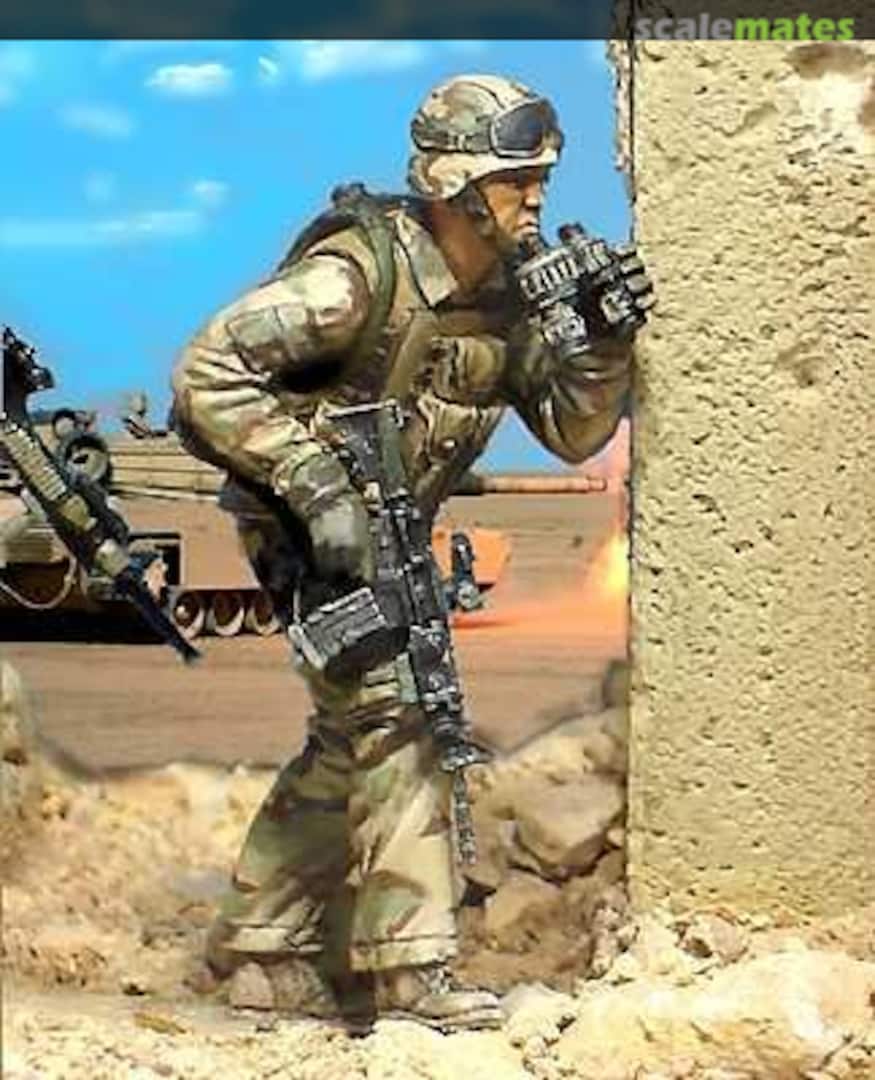 Boxart US OIF Soldier with BINOCULARS BL35092F Blast Models Boxart US OIF Soldier with BINOCULARS BL35092F Blast Models