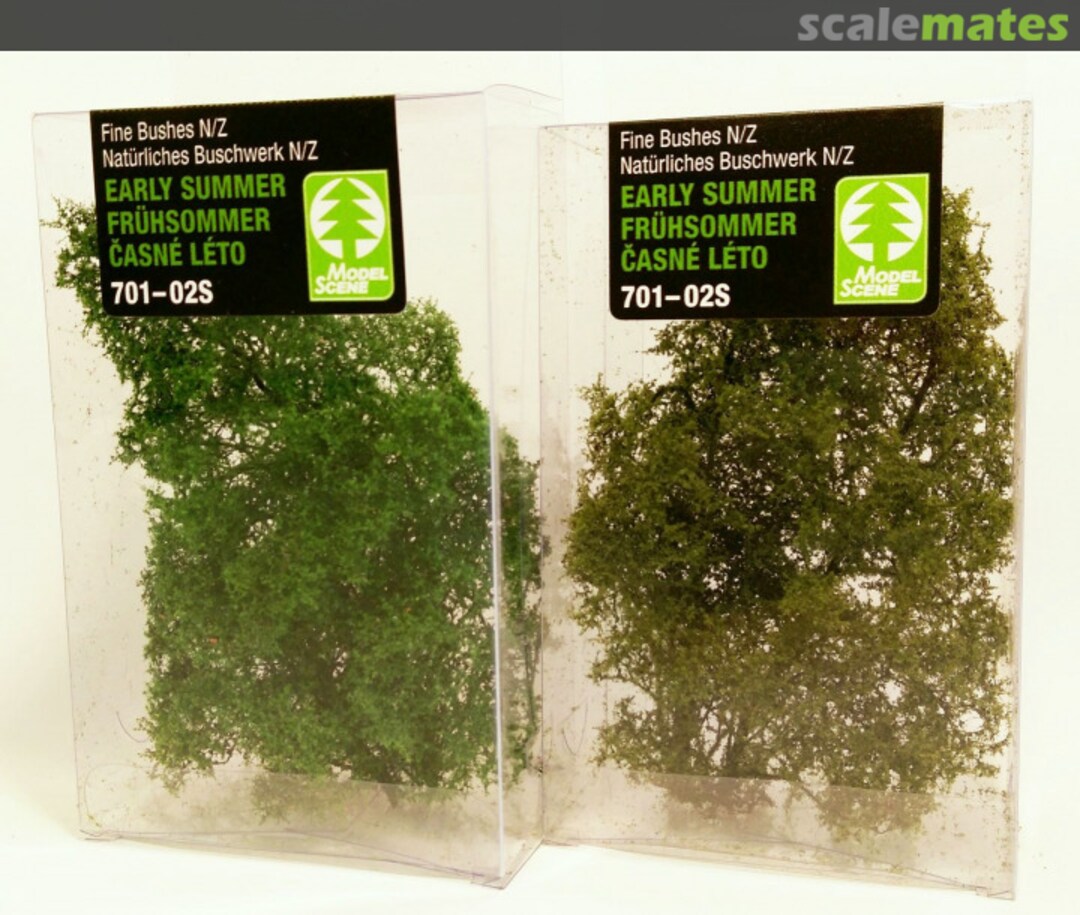 Boxart Fine Bushes - Early Summer 701-02S Model Scene Boxart Fine Bushes - Early Summer 701-02S Model Scene
