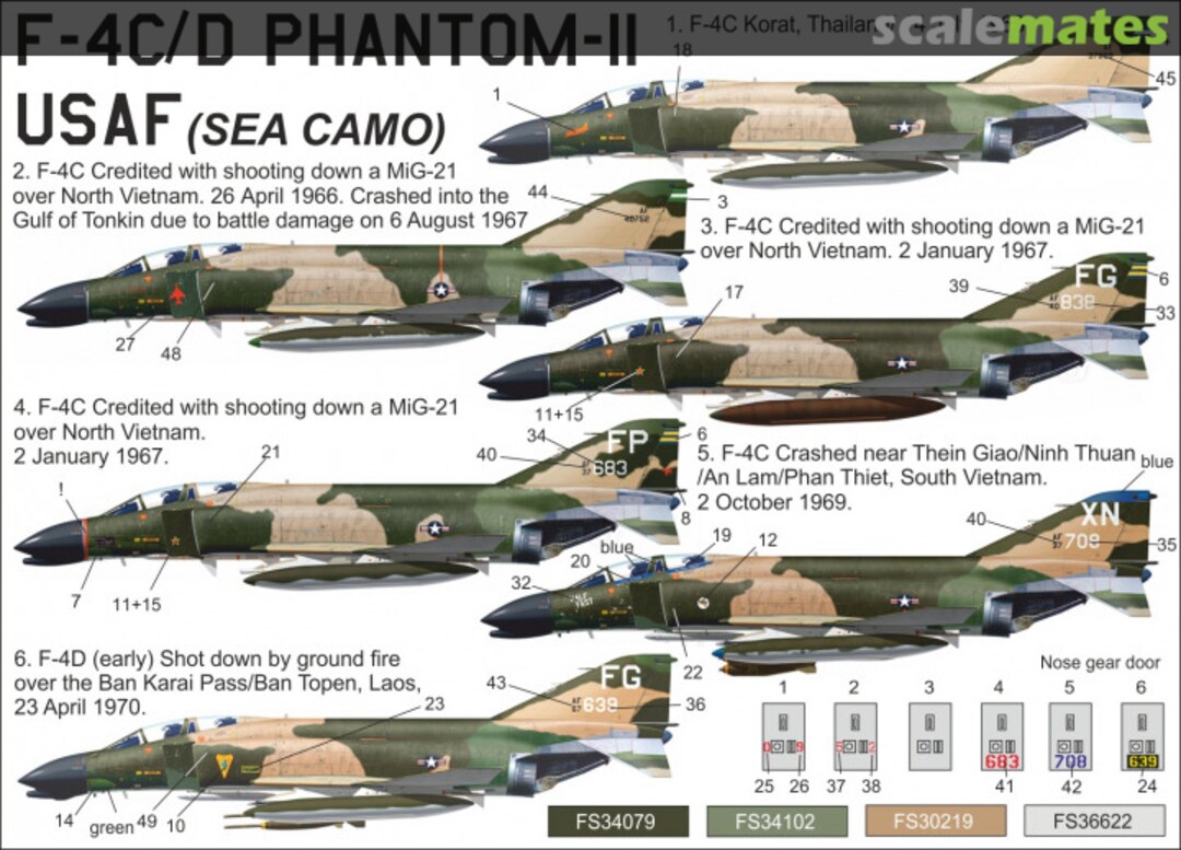Boxart F-4C/D Phantom-II UR14495 UpRise Decal Boxart F-4C/D Phantom-II UR14495 UpRise Decal