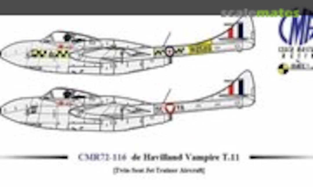 1:72 de Havilland Vampire T.11 (CMR CMR72-116) CMR72-116