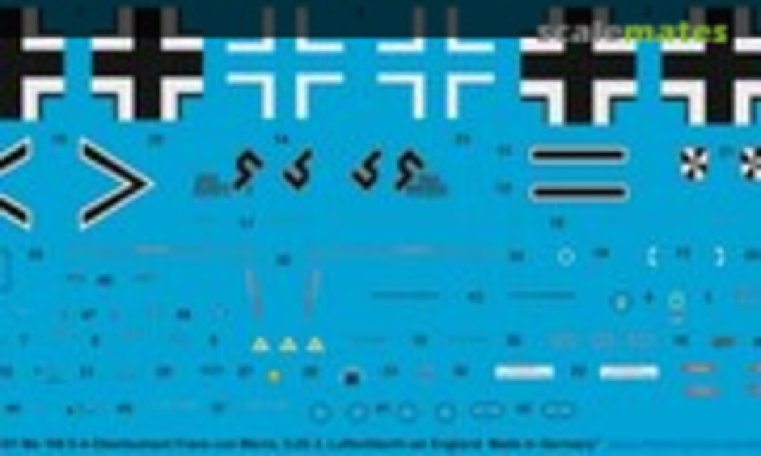 1:32 Me 109 E-4 Oberleutnant Franz von Werra, II/JG 3, Battle of Britain (Peddinghaus-Decals 32 3181) 32 3181