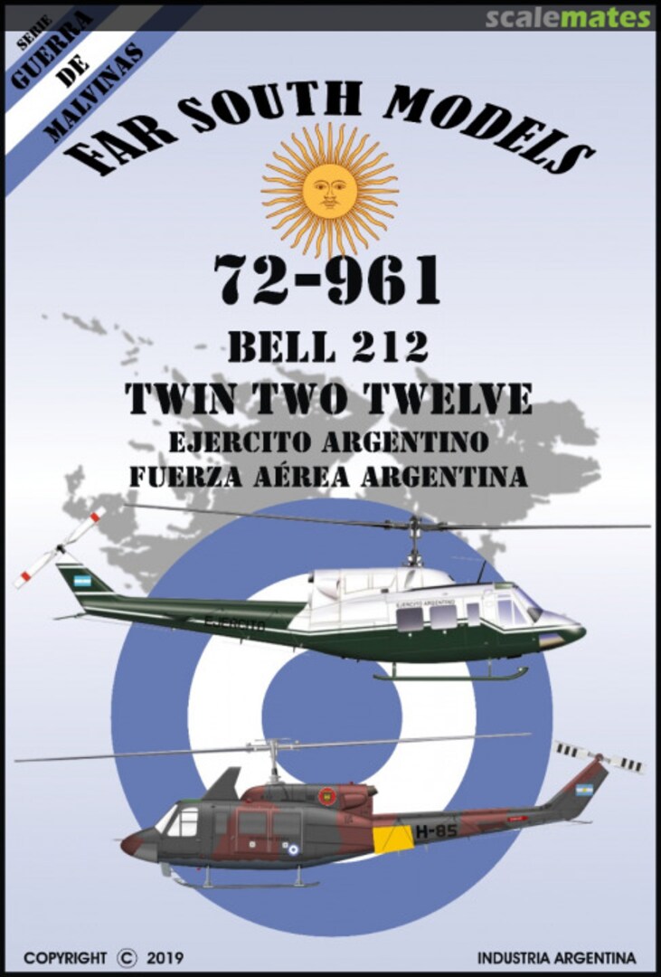 Boxart Bell 212 Twin Two Twelve 72-961 Far South Models Boxart Bell 212 Twin Two Twelve 72-961 Far South Models