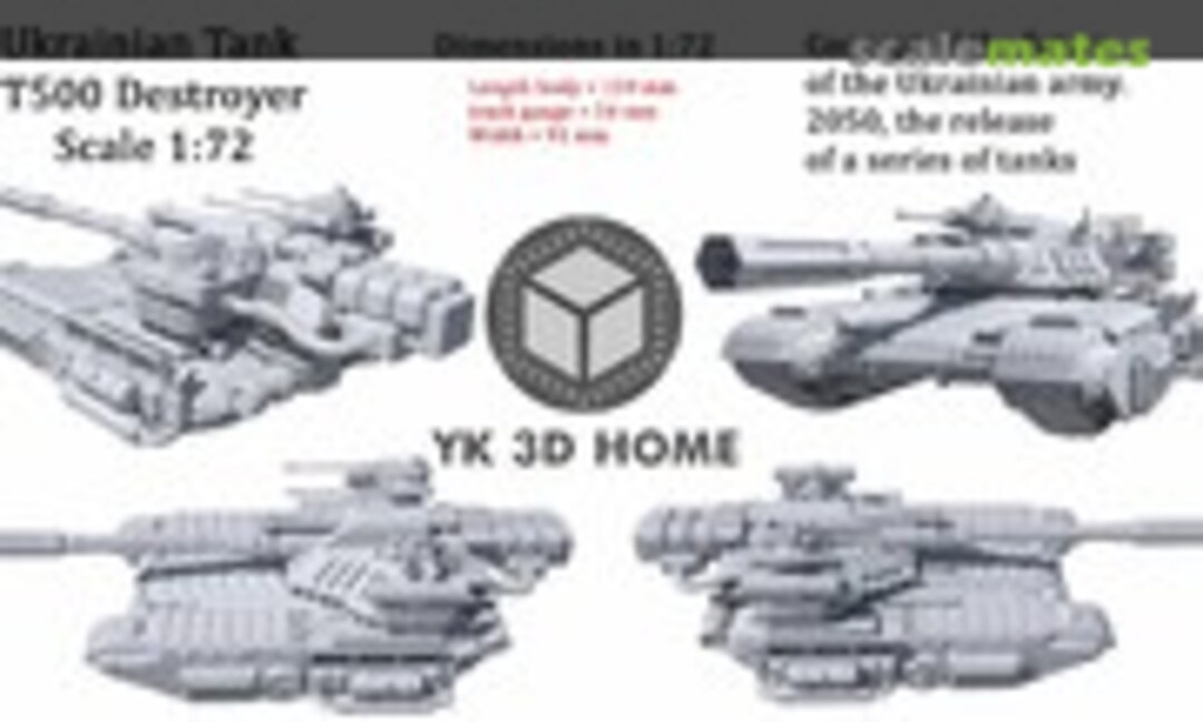 1:72 T-500 Destroyer (YK 3D Home )