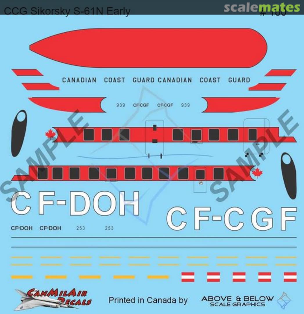 Boxart Sikorsky S-61N 180 Above & Below Graphics Boxart Sikorsky S-61N 180 Above & Below Graphics