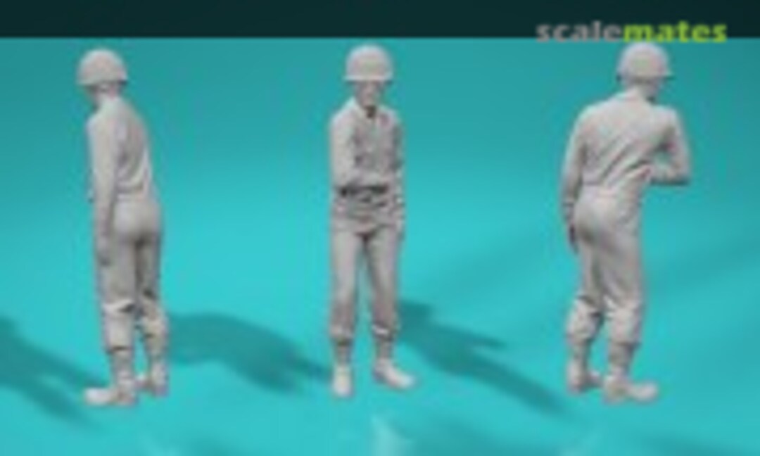 1:72 World War II Music - American Soldier - Pose No. 7 (EMP3d 99201202-72) 99201202-72