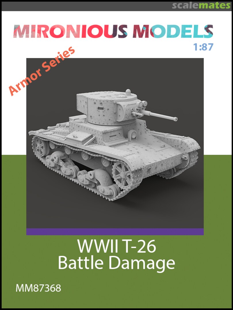 Boxart WWII T-26 Battle Damage MM87368 Mironious Models Boxart WWII T-26 Battle Damage MM87368 Mironious Models