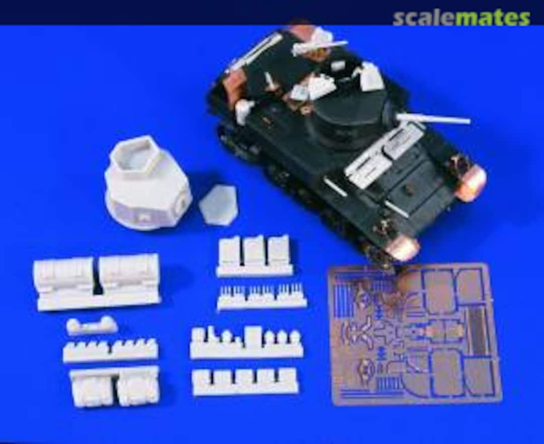 Boxart M3 Stuart Detail Set + early welded turret 1647 Verlinden Productions Boxart M3 Stuart Detail Set + early welded turret 1647 Verlinden Productions