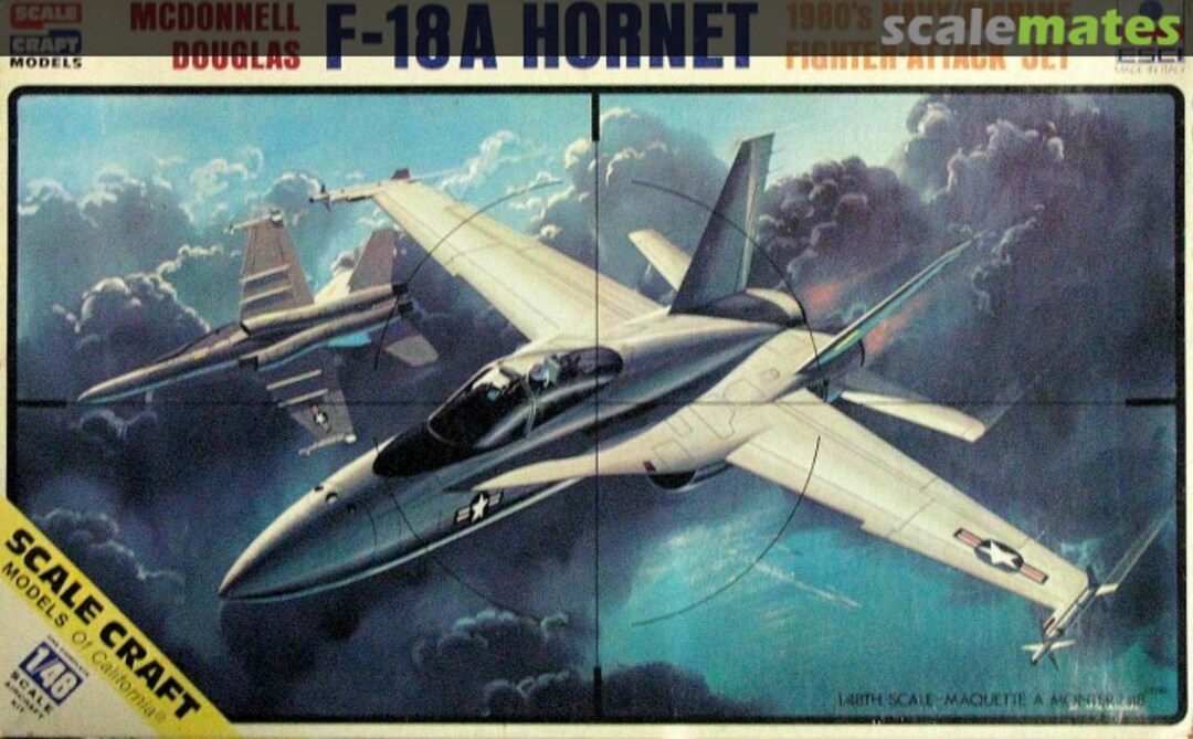 Boxart F-18A Hornet SC-4012 ESCI/Scale Craft Boxart F-18A Hornet SC-4012 ESCI/Scale Craft