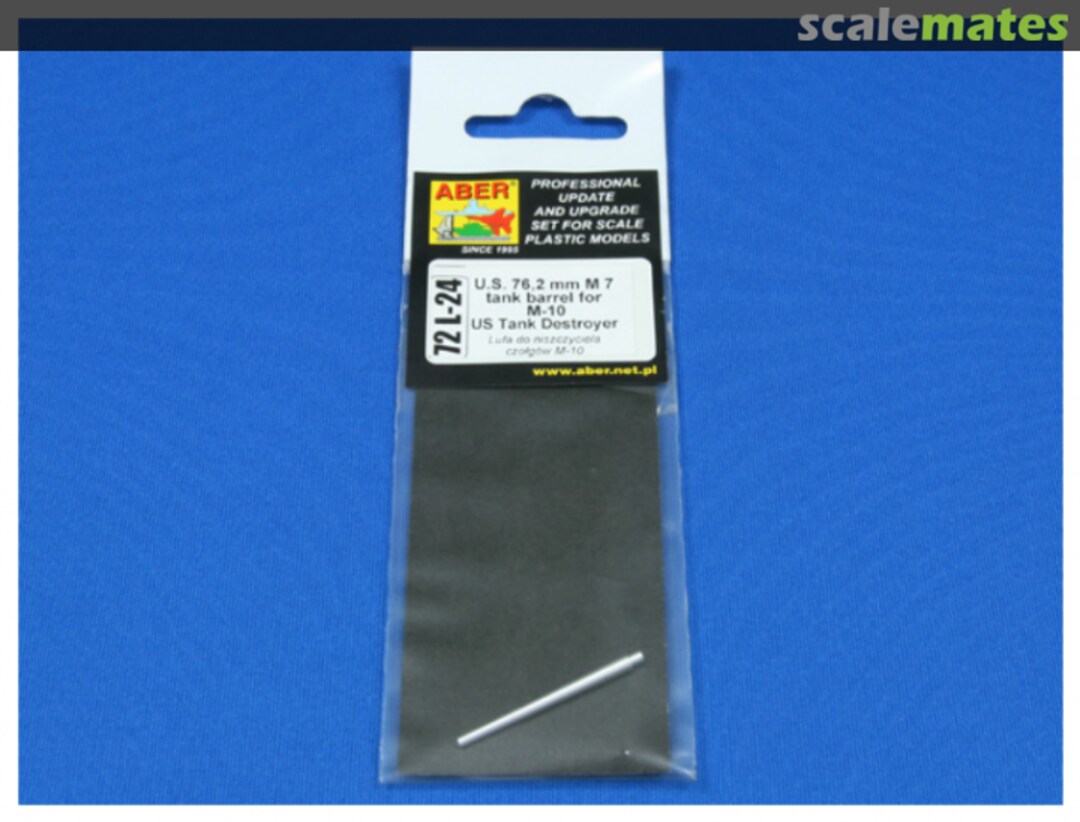 Boxart U.S. 76.2mm M7 Tank Barrel for M-10 Tank Destroyer 72L24 Aber Boxart U.S. 76.2mm M7 Tank Barrel for M-10 Tank Destroyer 72L24 Aber