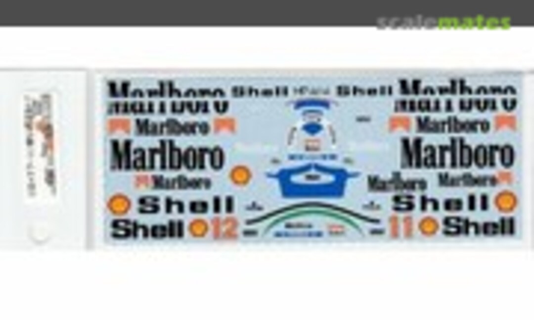 1:20 McLaren MP4/4 Additional Logos (for Tamiya) (Museum collection DC-737) DC-737