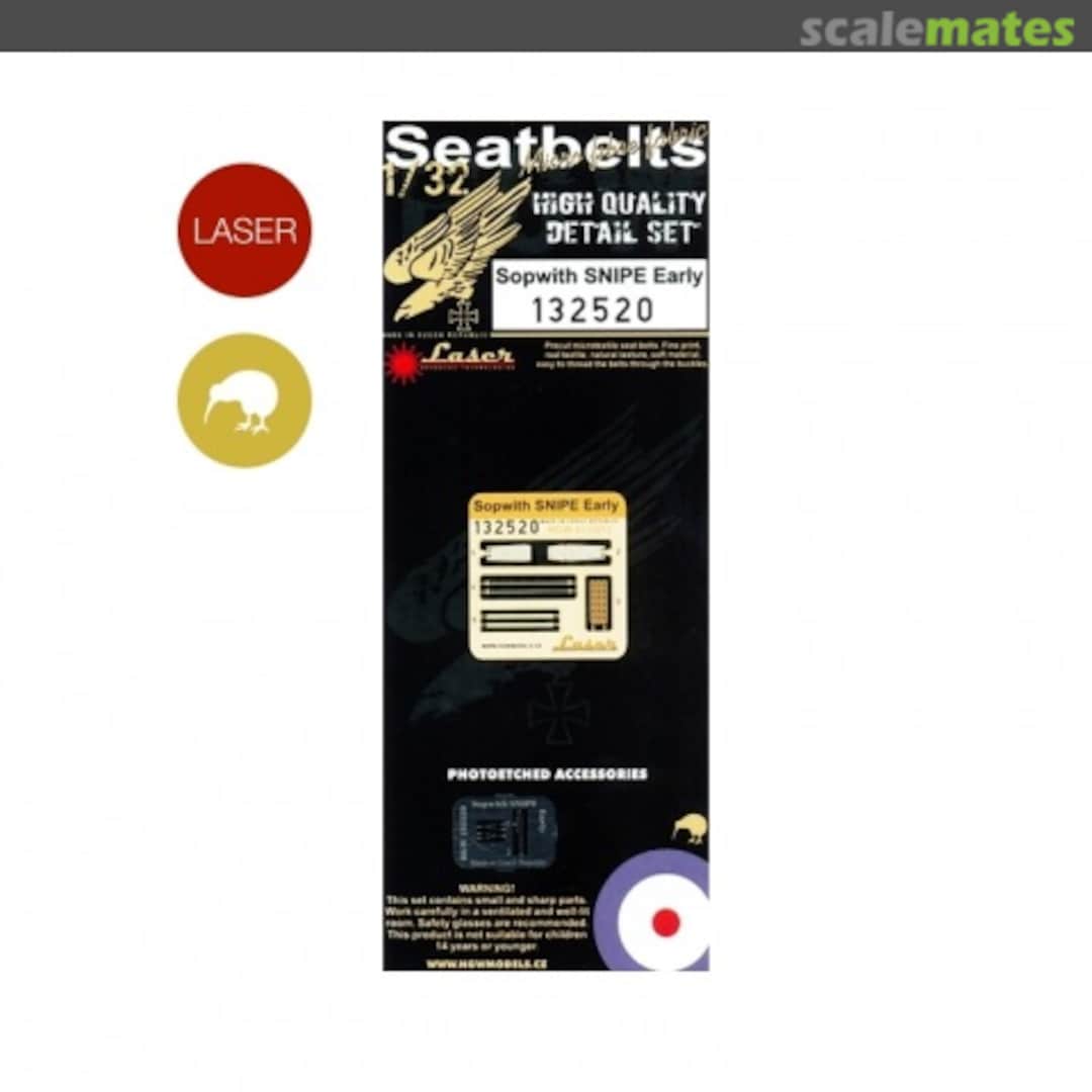 Boxart Sopwith Snipe, Early - Safety Harness 132520 HGW Models Boxart Sopwith Snipe, Early - Safety Harness 132520 HGW Models