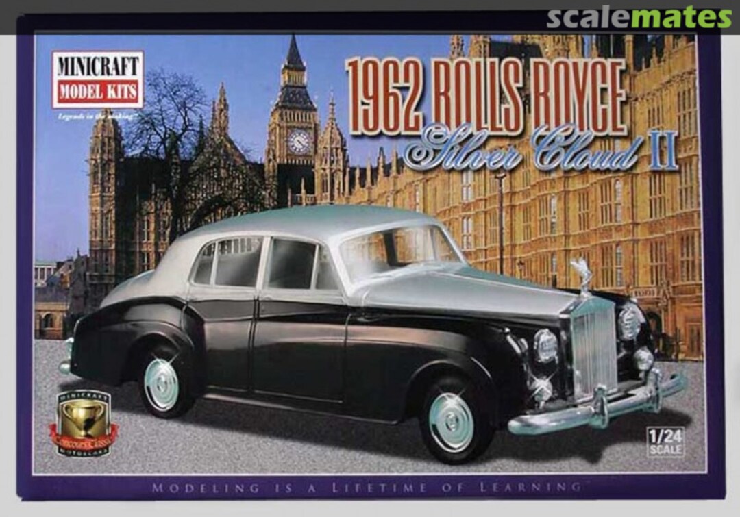 Boxart 1962 Rolls Royce Silver Cloud II 11209 Minicraft Model Kits Boxart 1962 Rolls Royce Silver Cloud II 11209 Minicraft Model Kits