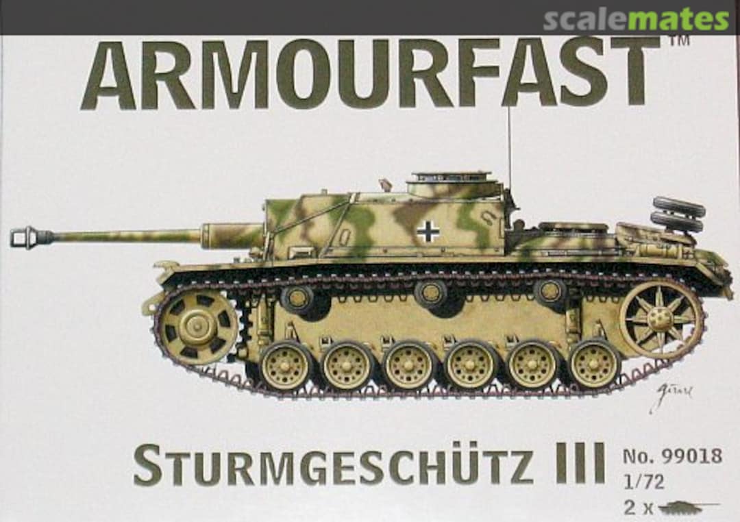 Boxart Sturmgeschütz III 99018 Armourfast Boxart Sturmgeschütz III 99018 Armourfast