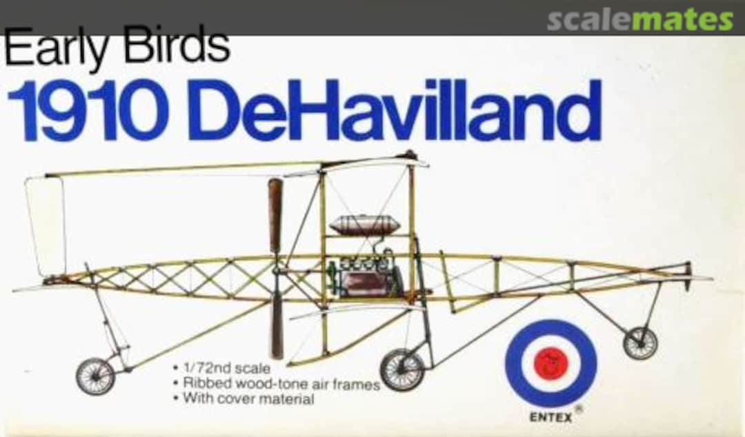 Boxart 1910 DeHavilland 8520C Entex Industries Boxart 1910 DeHavilland 8520C Entex Industries
