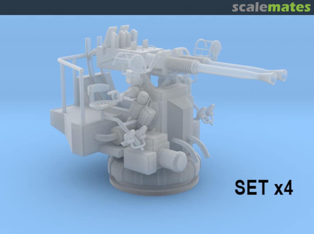 Boxart USN 40mm Bofors Twin Mount set x4 MMSQPM2JG diStefan 3Dprint Boxart USN 40mm Bofors Twin Mount set x4 MMSQPM2JG diStefan 3Dprint
