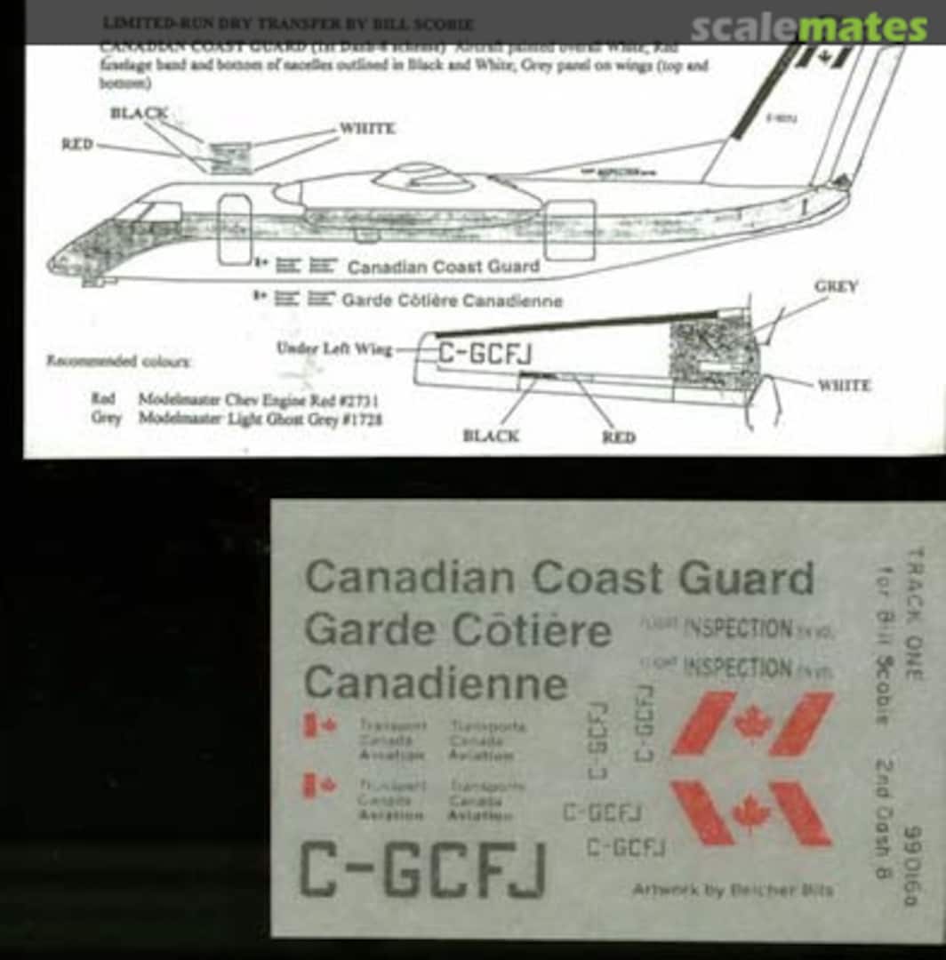 Boxart Track One - DHC-8 Canadian Coast Guard Pt 1 99016a Belcher Bits Boxart Track One - DHC-8 Canadian Coast Guard Pt 1 99016a Belcher Bits