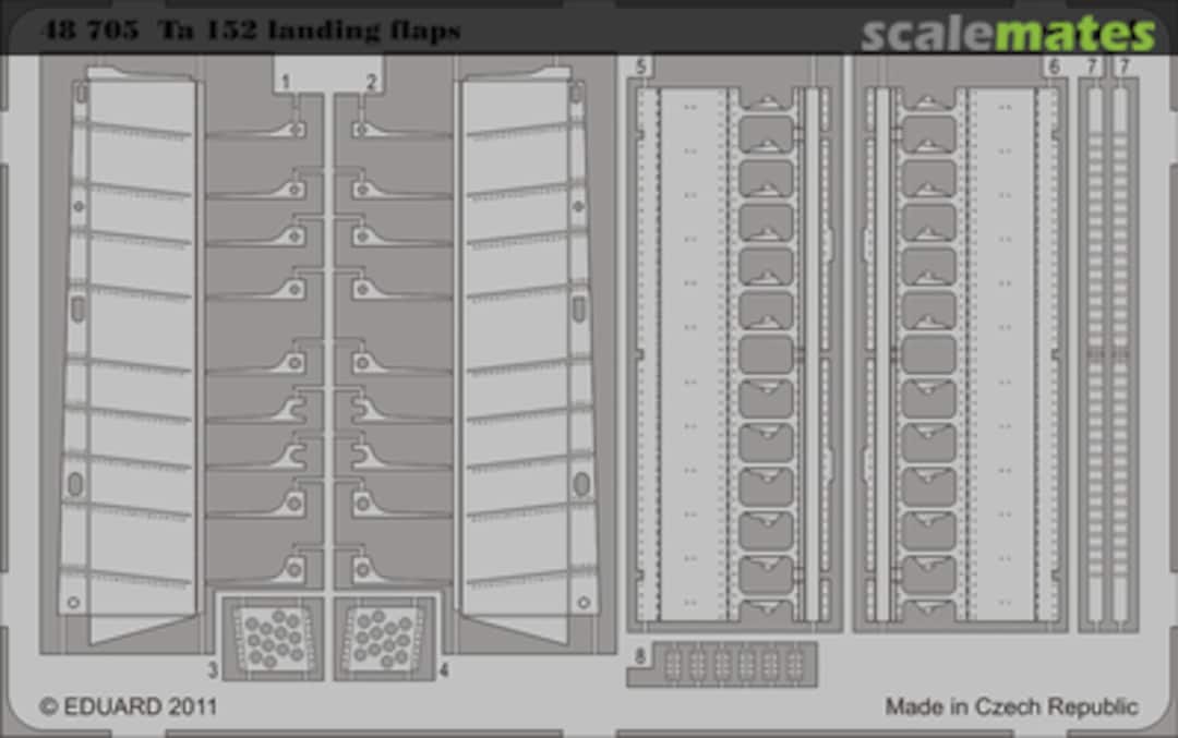 Boxart Focke-Wulf Ta 152 - PE Landing Flaps 48705 Eduard Boxart Focke-Wulf Ta 152 - PE Landing Flaps 48705 Eduard