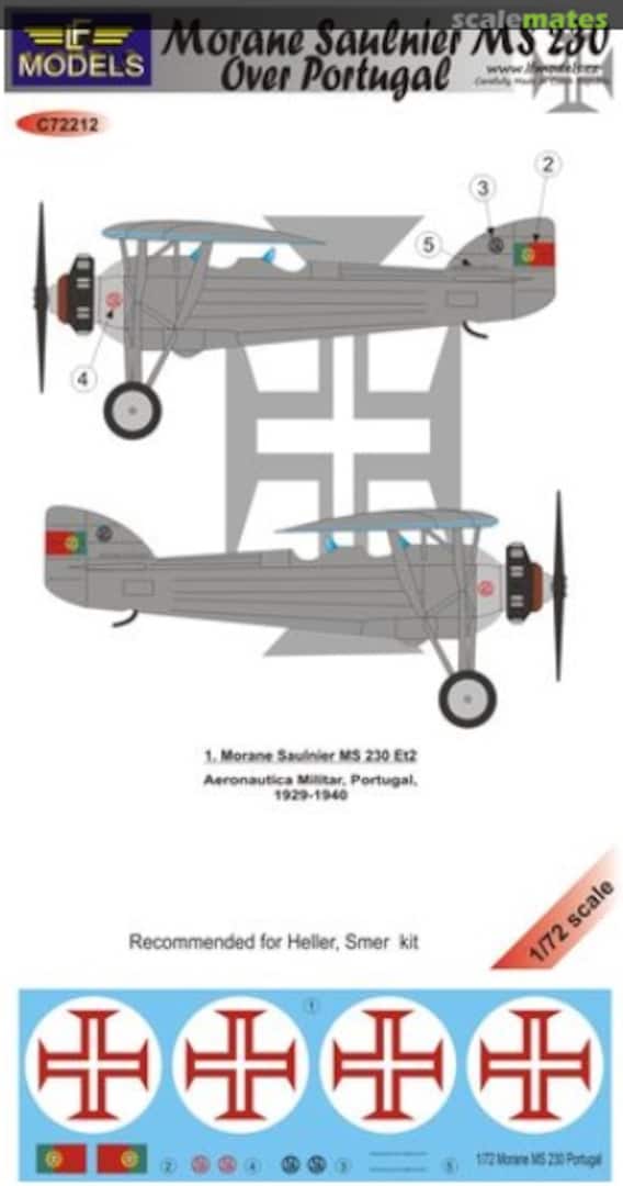 Boxart Morane-Saulnier MS.230 over Portugal C72212 LF Models Boxart Morane-Saulnier MS.230 over Portugal C72212 LF Models