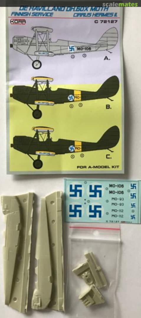 Boxart De Havilland DH-60X Moth (Cirrus Hermes II) C72127 Kora Models