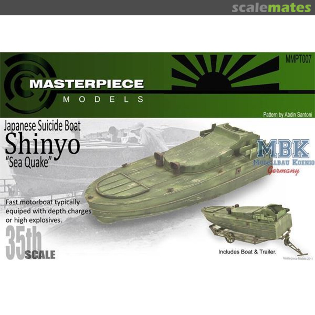 Boxart WWII Japanese Shinyo boat (Sea Quake) 1:35 MMPT007 Masterpiece Models Boxart WWII Japanese Shinyo boat (Sea Quake) 1:35 MMPT007 Masterpiece Models