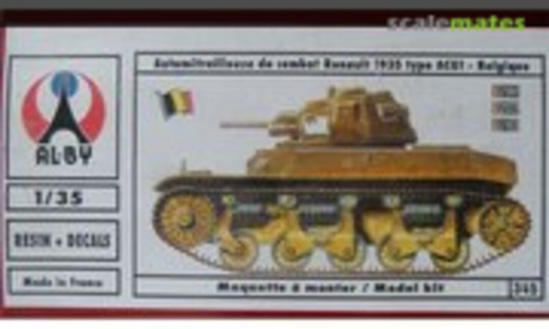 1:35 Automitrailleuse de Combat Renault 1935 type ACG-1 - Belgique (ALBY 345) 345