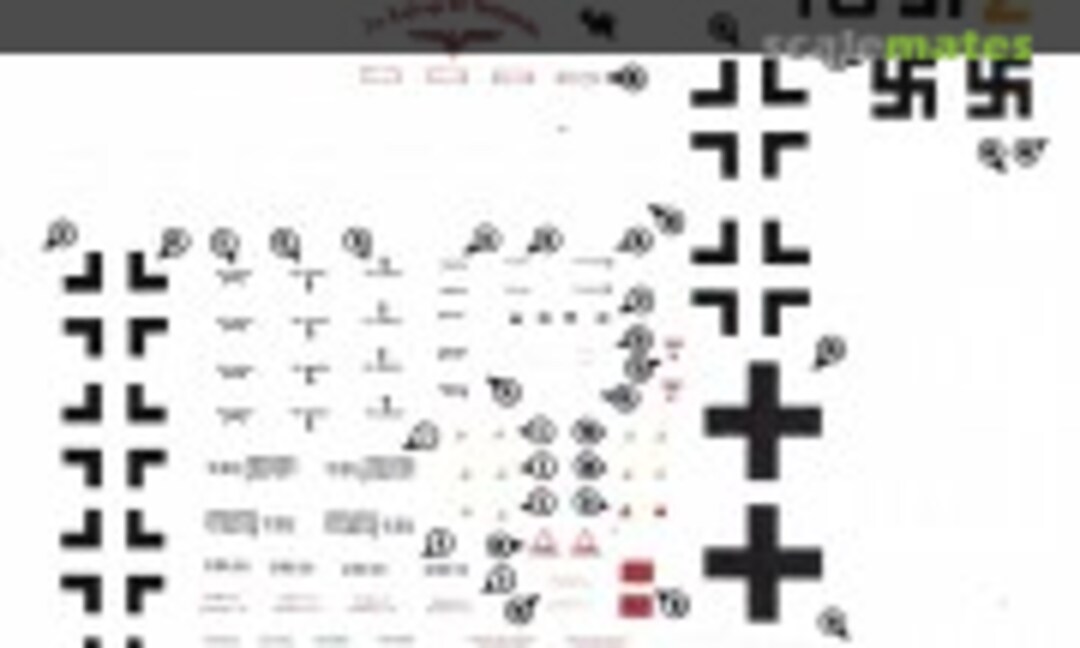 1:72 Me 262 Protection Flights (Almark Decals C6) C6