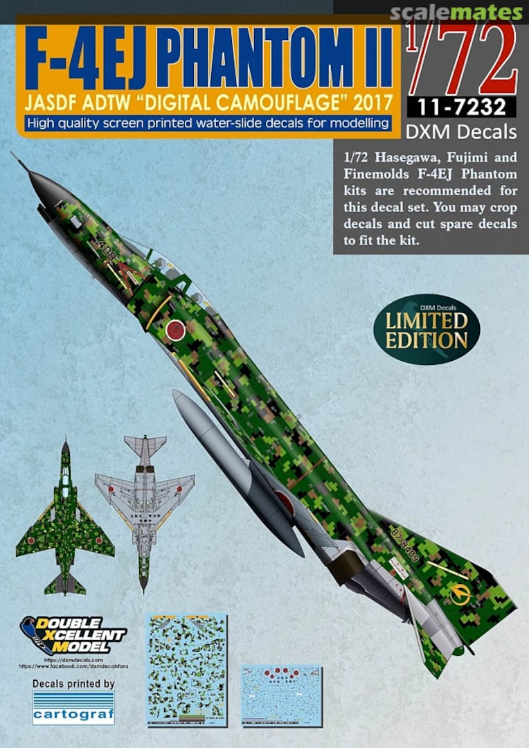 Boxart F-4EJ Super Phantom II 11-7232 Double Xcellent Model