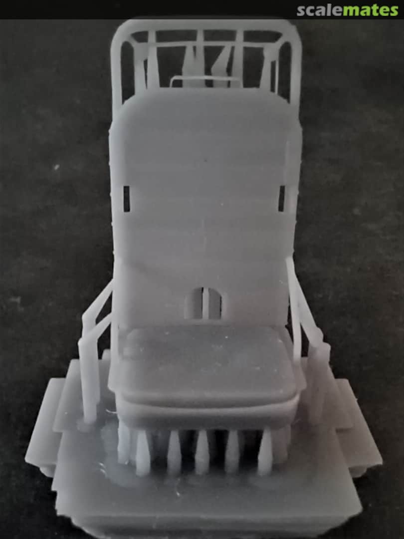 Boxart Curtiss Helldiver seat upgrade- no belts 48216A RESIN2detail Boxart Curtiss Helldiver seat upgrade- no belts 48216A RESIN2detail