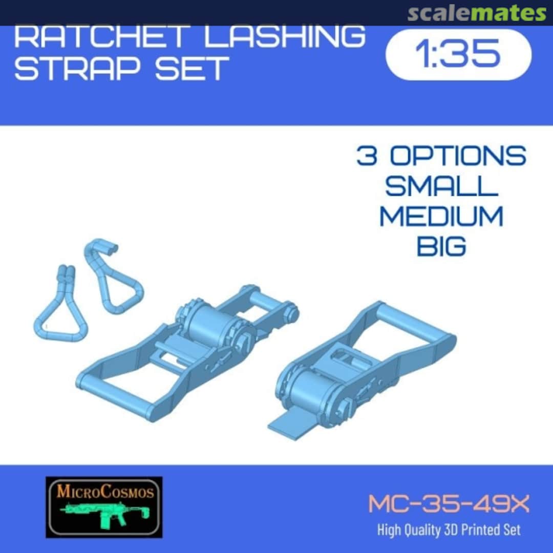 Boxart Ratchet Lashing Strap Set MC-35-493 3D MicroCosmos Boxart Ratchet Lashing Strap Set MC-35-493 3D MicroCosmos