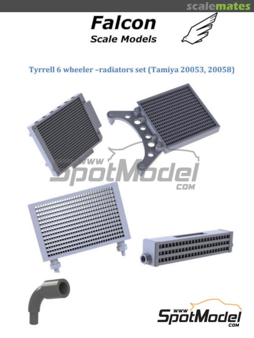 Boxart Tyrrell Ford P34 1976 - Radiators set FSM-04-C Falcon Scale Models Boxart Tyrrell Ford P34 1976 - Radiators set FSM-04-C Falcon Scale Models