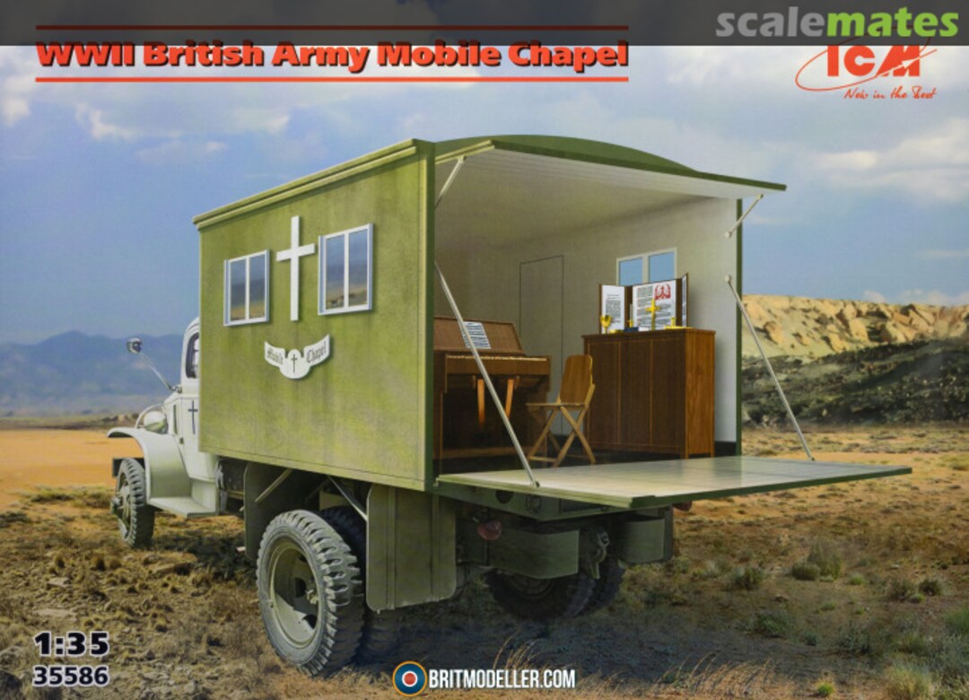 Boxart Army Mobile Chapel 35586 ICM