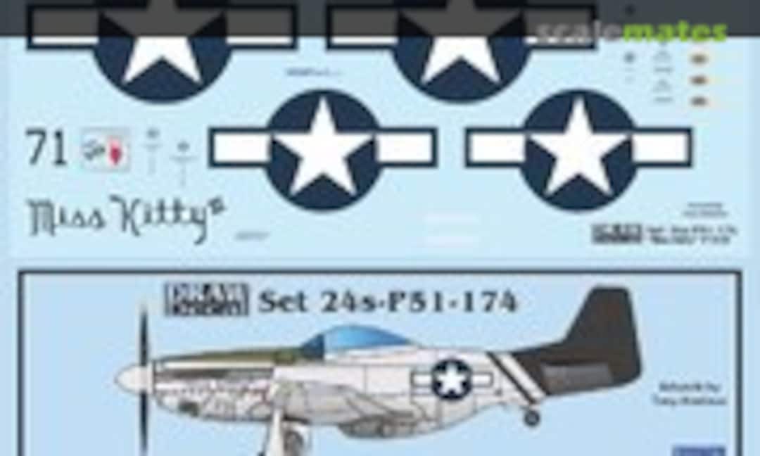 1:24 “Miss Kitty III” P-51D (Draw Decal 24-P51-174) 24-P51-174