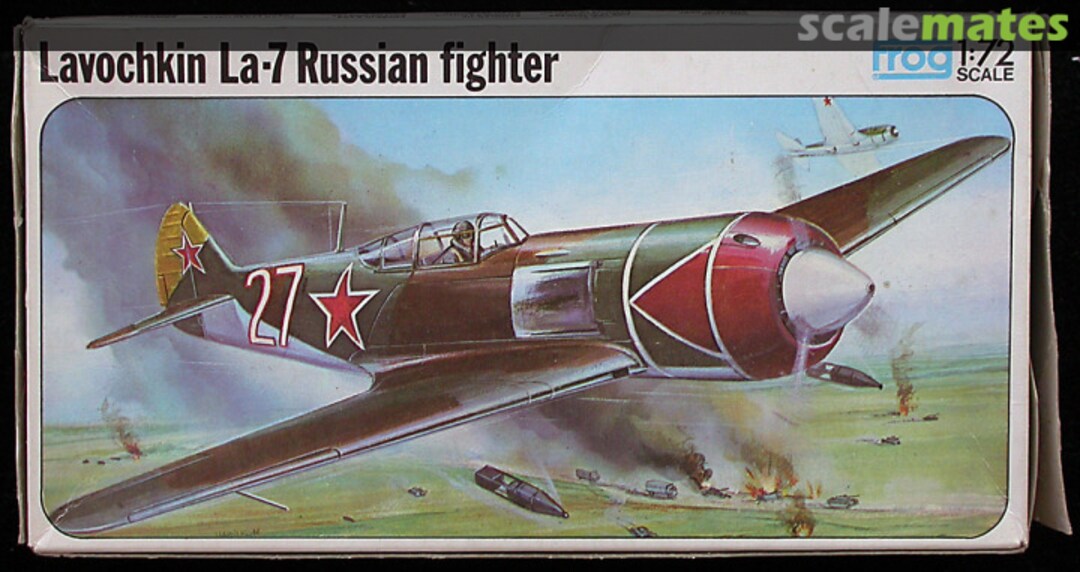 Boxart Lavochkin La-7 Russian Fighter F404 FROG Boxart Lavochkin La-7 Russian Fighter F404 FROG