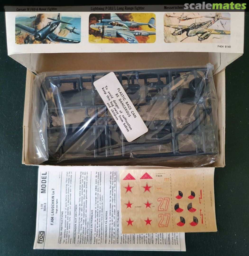 Contents Lavochkin La-7 Russian Fighter F404 FROG Contents Lavochkin La-7 Russian Fighter F404 FROG