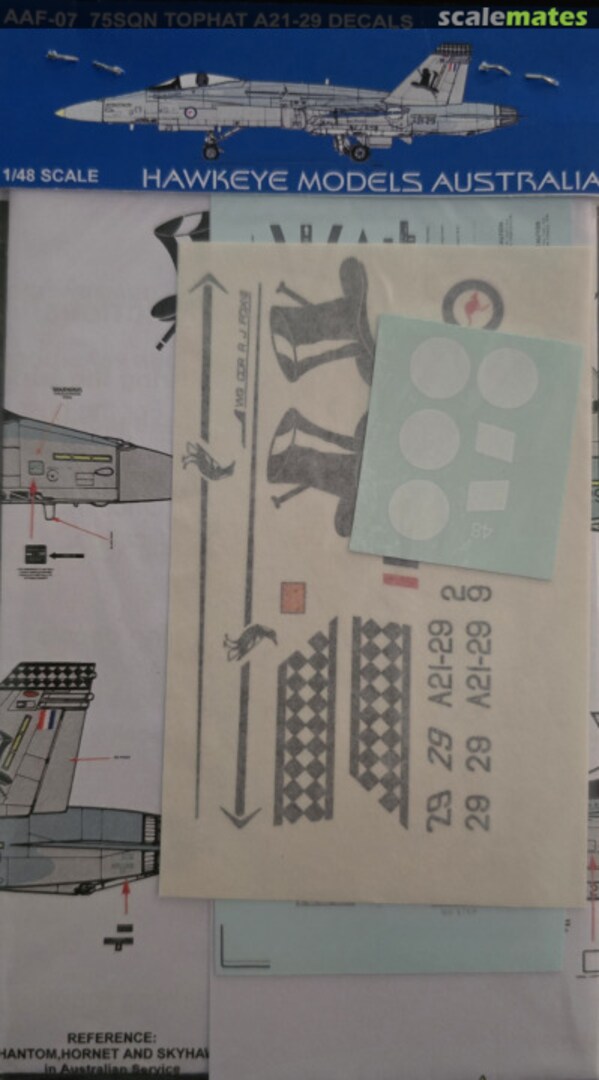 Boxart 75SQN TOPHAT A21-29 AAF-07 Hawkeye Models Boxart 75SQN TOPHAT A21-29 AAF-07 Hawkeye Models