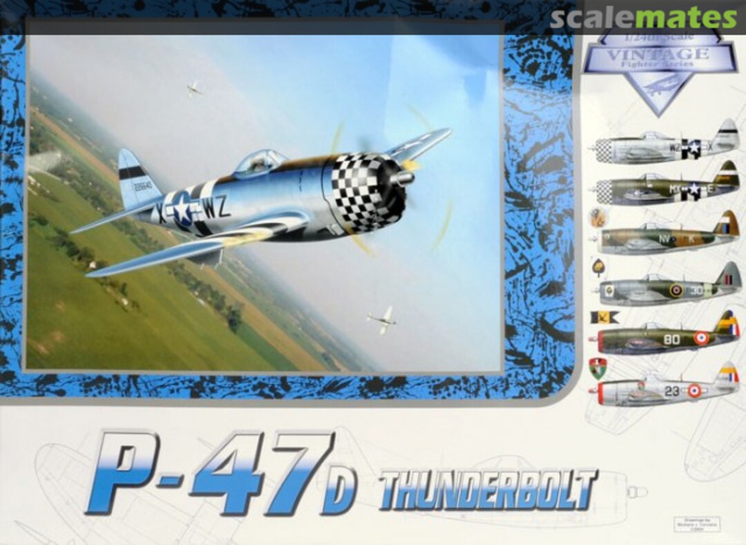 Boxart P-47D Thunderbolt VF2404 Vintage Fighter Series Boxart P-47D Thunderbolt VF2404 Vintage Fighter Series