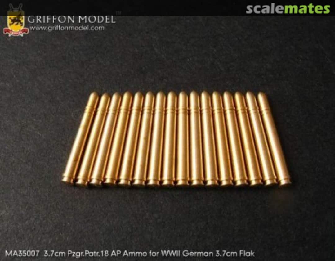 Boxart 3.7cm Pzgr.Patr.18 AP Ammo for 3.7cm Flak MA35007 Griffon Model Boxart 3.7cm Pzgr.Patr.18 AP Ammo for 3.7cm Flak MA35007 Griffon Model
