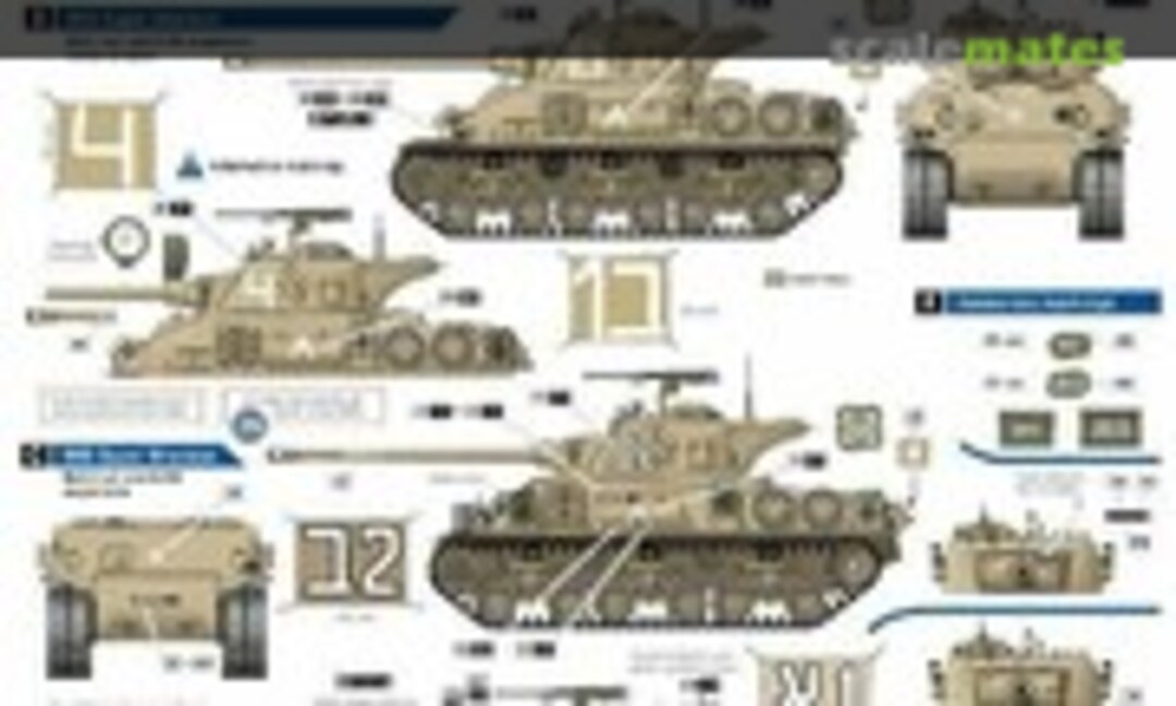 1:72 M50 Super Shermans in the Six Day War 1967 (Bison Decals 72041) 72041