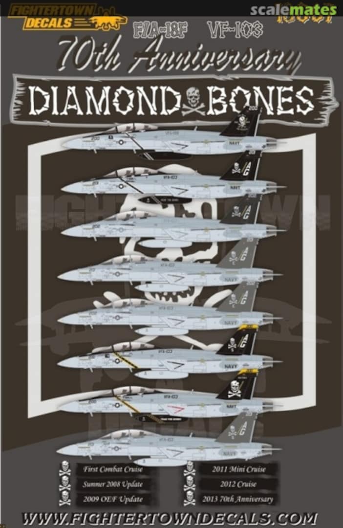 Boxart F/A-18F - Diamond Bones 48067 Fightertown Decals Boxart F/A-18F - Diamond Bones 48067 Fightertown Decals