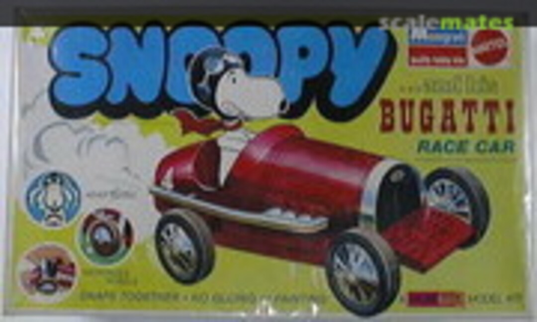 No Snoopy and his Bugatti Race Car (Monogram/Mattel 6894)