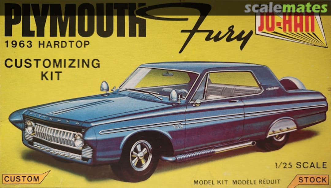 Boxart Plymouth Fury 1963 Hardtop C-5263 Jo-Han Boxart Plymouth Fury 1963 Hardtop C-5263 Jo-Han