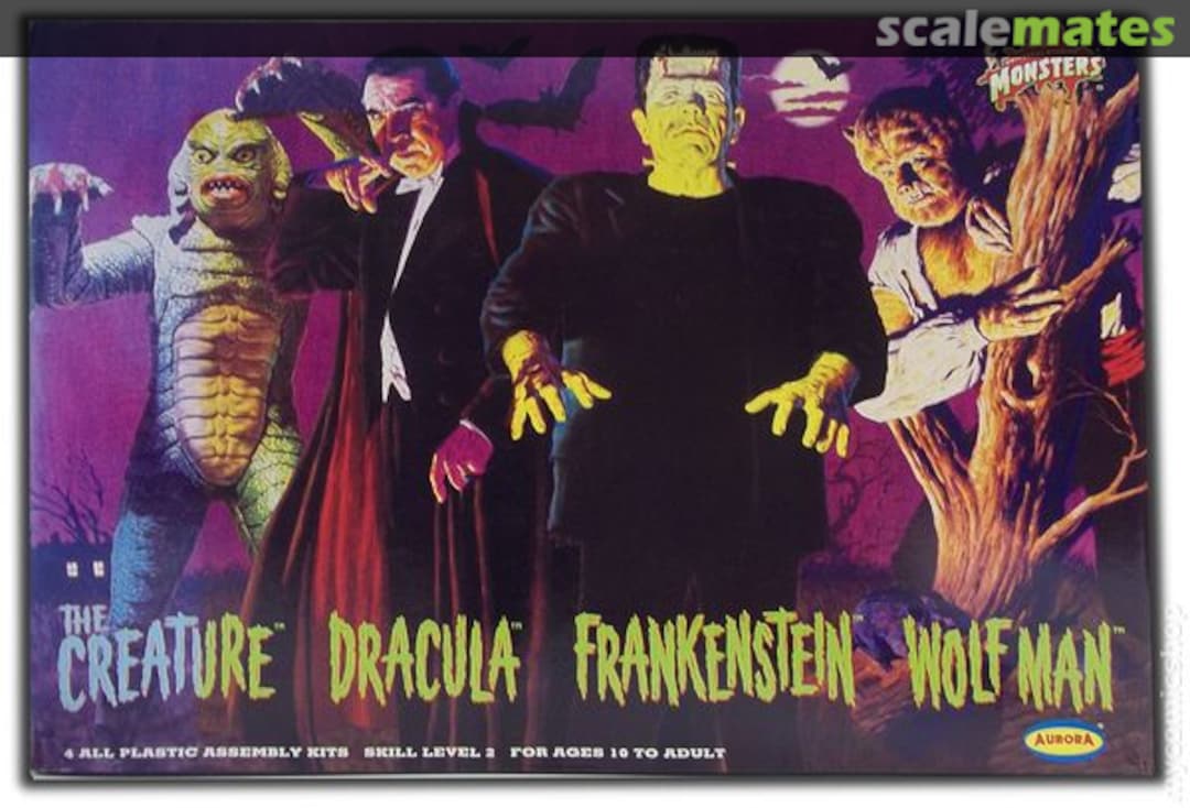 Boxart Universal Monsters Limited Edition 4 pack 7508 Aurora / Playing Mantis Boxart Universal Monsters Limited Edition 4 pack 7508 Aurora / Playing Mantis