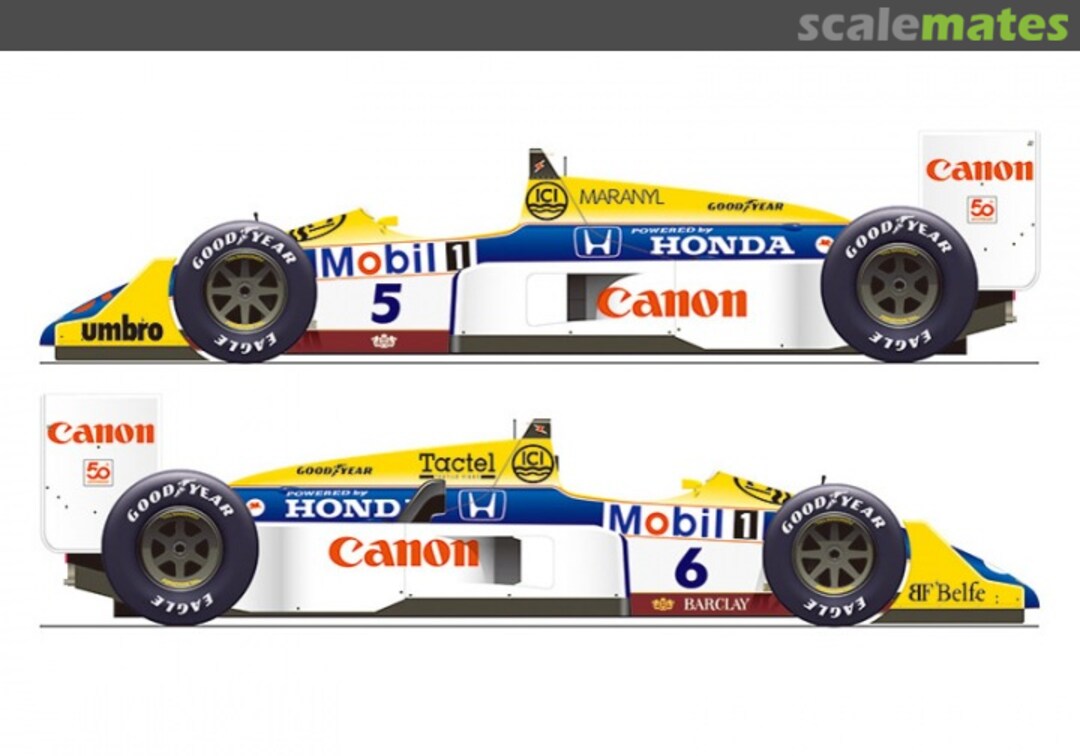 Boxart FW11B 20003 Vector Magic Decals Boxart FW11B 20003 Vector Magic Decals