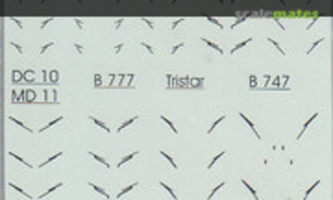 1:200 Windscreen Wiper Decals (Airliner-World )