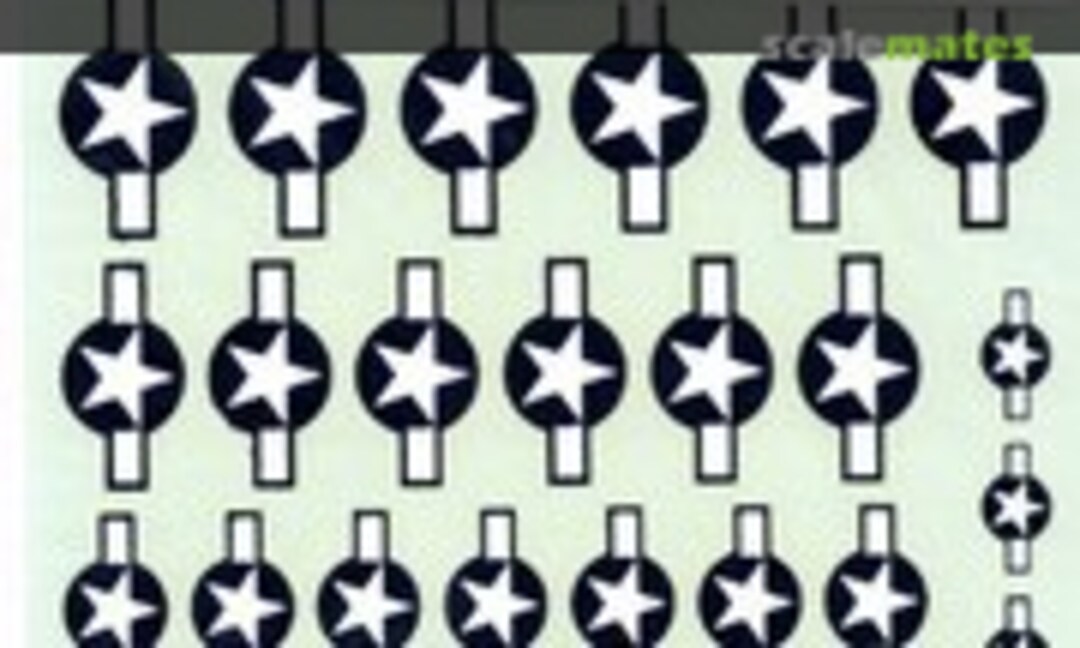 1:72 US National Insignia WW II (Bare-Metal Foil 72-2)