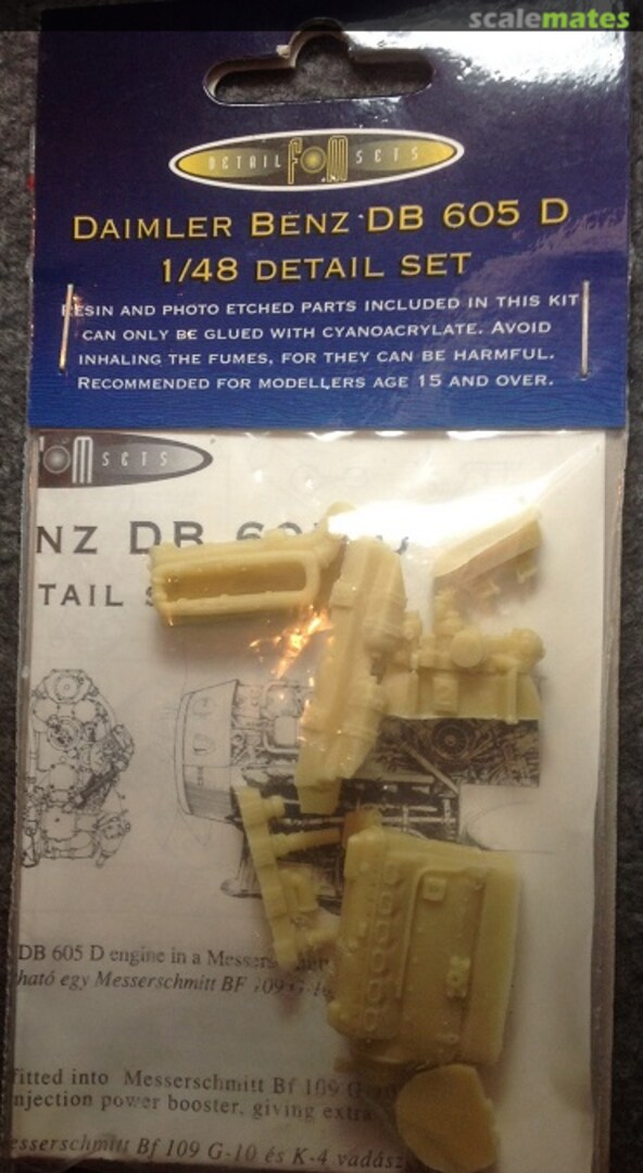 Boxart Daimler Benz DB 605 D 489705 FM Detail Boxart Daimler Benz DB 605 D 489705 FM Detail