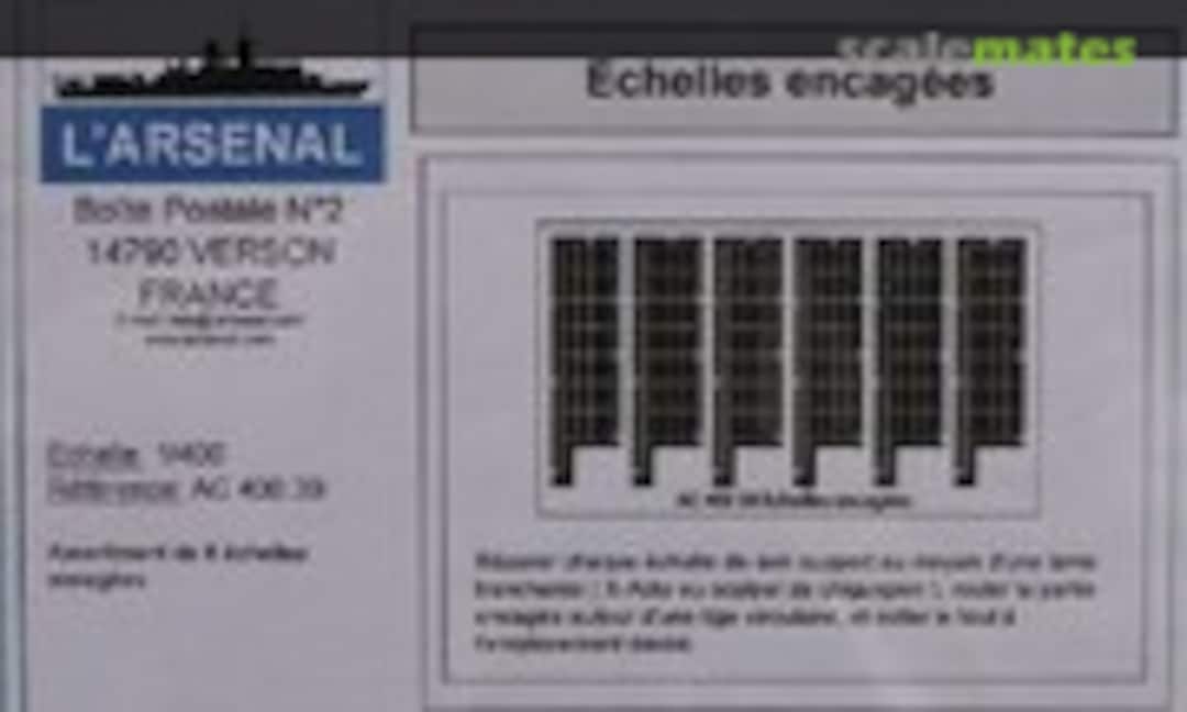 1:400 Leitern mit Schutzgitter (Echelles encagèes) (L'Arsenal AC 400 39)