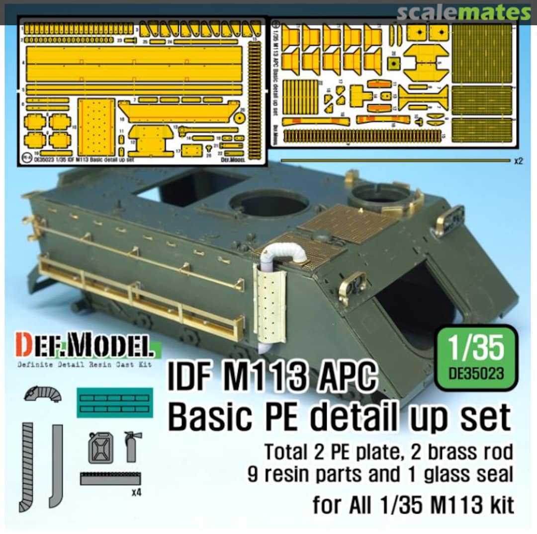 Boxart IDF M113 APC Basic PE Detail up set DE35023 Def.Model Boxart IDF M113 APC Basic PE Detail up set DE35023 Def.Model